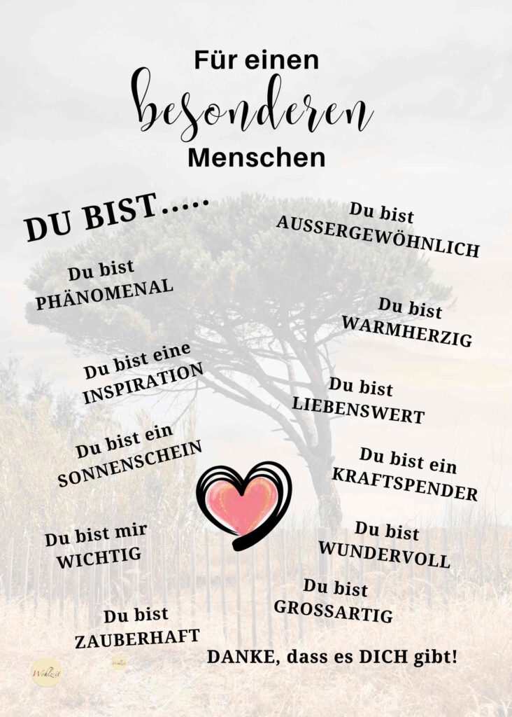 Für einen besonderen Menschen