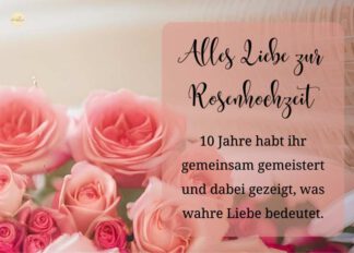 Alles Liebe zur Rosenhochzeit  - Digitale Postkarte