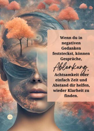 Wenn du in negativen Gedanken feststeckst