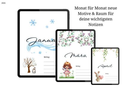 Einblick Kalender 2026