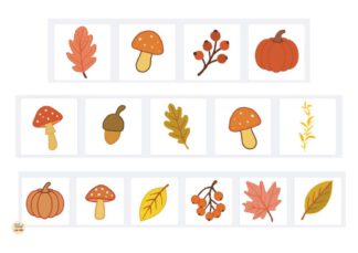 Herbst Sticker für dein DIY Projekt