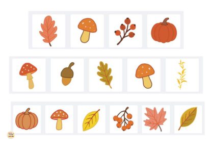 Herbst Sticker für dein DIY Projekt