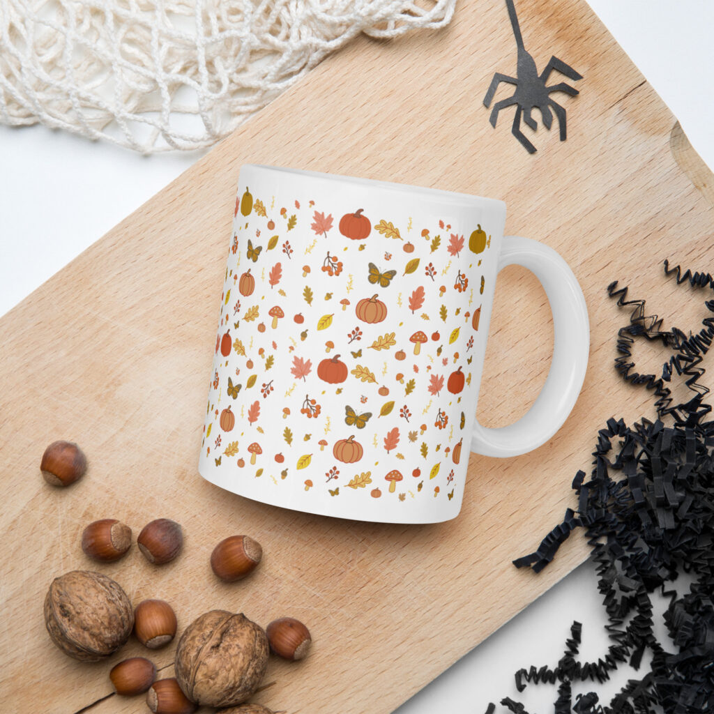 Keramiktasse „Herbstliche Zeit“ Perfekt für deinen Lieblingskaffee