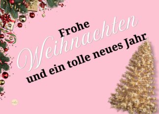 Frohe Weihnachten und ein tolles neues Jahr