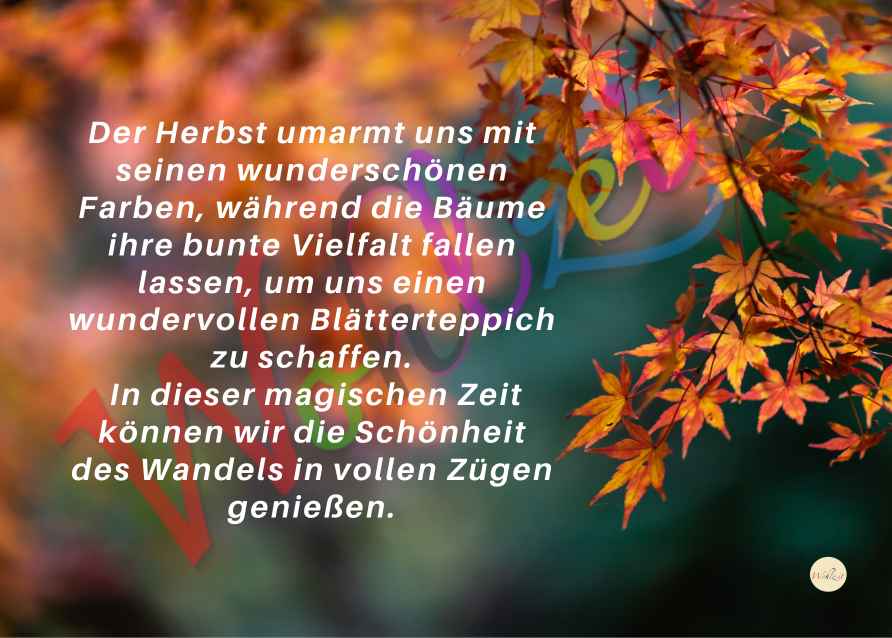 Der Herbst - mit Wasserzeichen